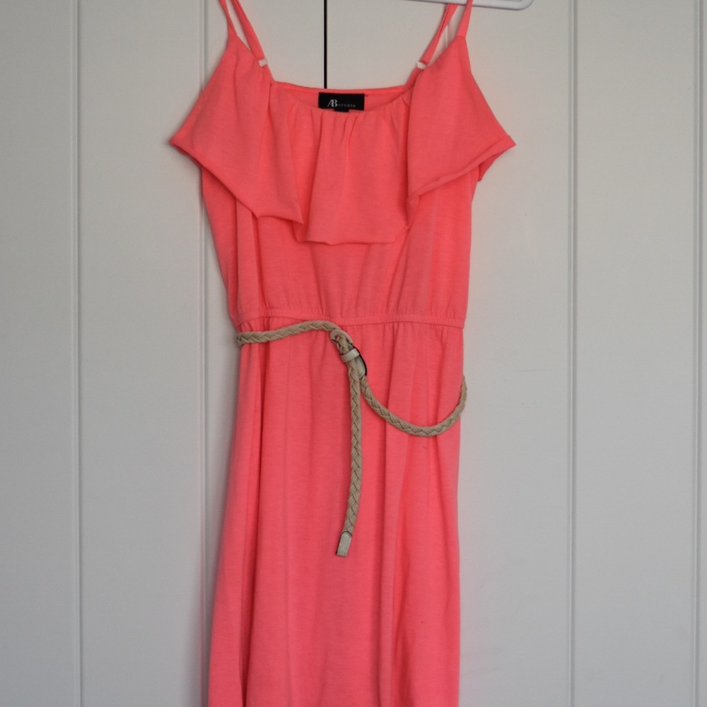 Coral/pink dress